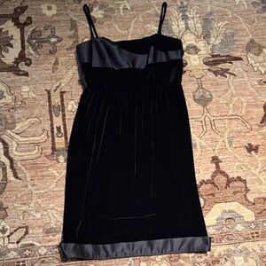 NWT Armani Collezioni Black Velvet Dress
